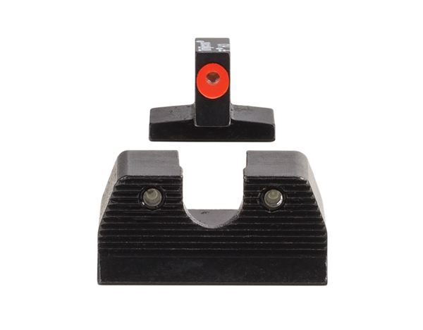 Trijicon 600891 HD XR Night Sight Set Green Tritium/Orange Outline Front, Green Tritium Rear, Black Frame, Fits FN FNP/FNX