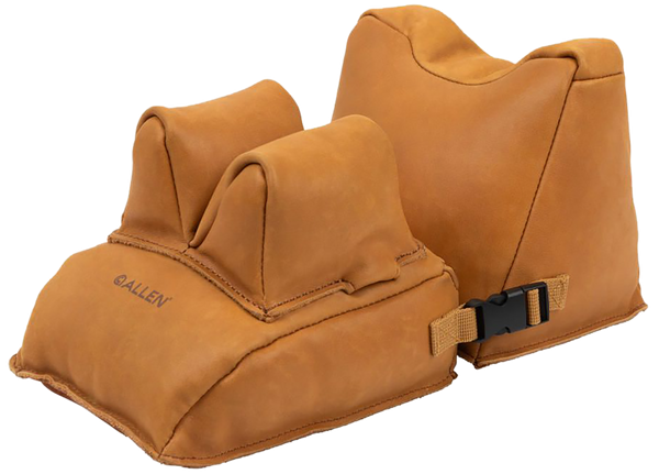 Allen 15125 Shooting Rest Combo Filled Front & Rear Light Brown Leather