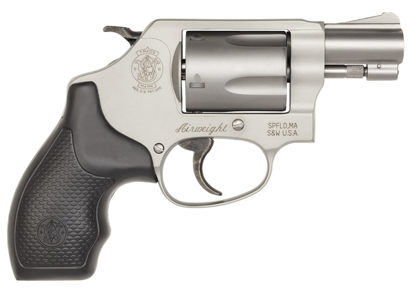 Smith & Wesson 163050 Model 637 *CA Compliant 38 S&W Spl +P 5 Shot 1.88" Stainless Steel Barrel/Cylinder, Matte Silver Aluminum Alloy J-Frame, Integral Front Sight, Internal Lock