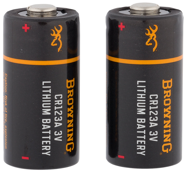 Browning 3742000 CR123A Lithium Batteries  3 Volt 1 (2 PK)