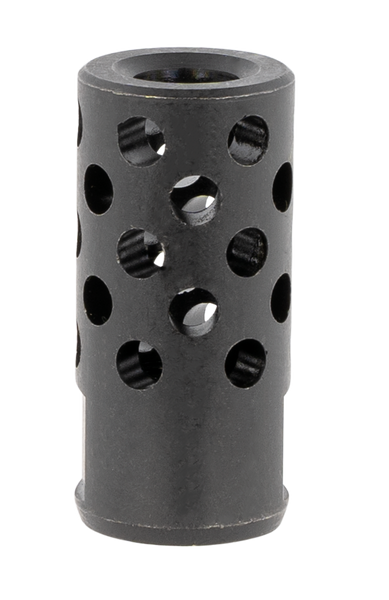 Ruger 90699 Radial Ported Muzzle Brake 35 Caliber Black Oxide Steel with 1/2"-28 tpi Threads, 1.75" OAL & .8" Diameter