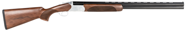CZ-USA 06473 Redhead Premier 20 Gauge 3" 2rd 28" Gloss Black Chrome Barrel, Silver Satin Chrome Metal Finish, Turkish Walnut Stock Includes 5 Chokes