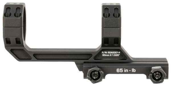 Sig Sauer Electro-Optics SOA20015 Alpha MSR Scope Mount/Ring Combo Black Anodized 34mm | 0 MOA