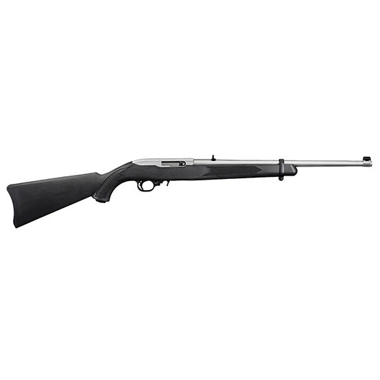 RUG 10/22 CARBINE 22LR 18.5 SS BLK SYN 10RD