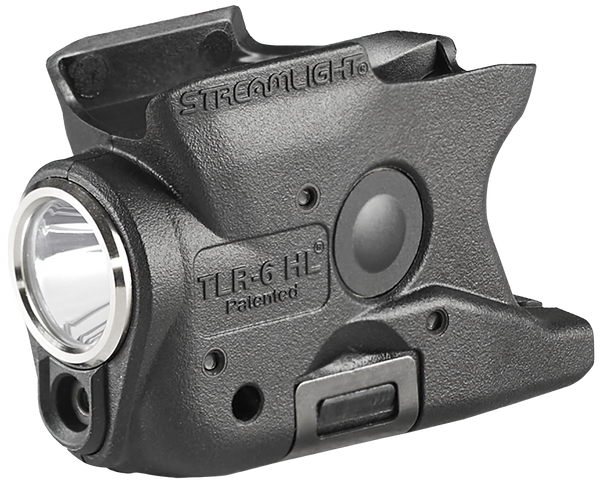 Streamlight 69342 TLR-6 HL Gun Light  Black 300 Lumens White LED/Red Laser Smith & Wesson M&P Shield