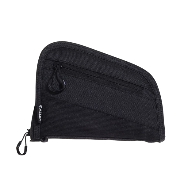 Allen 7753 Auto-Fit 2.0 Compact Handgun Case Thick Foam Padding w/Knit Interior, Exterior Pocket for Most 380 Semi-Auto, 9mm Subcompact & Snub-Nose Revolvers 7" L