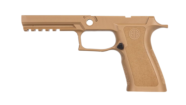 Sig Sauer GRIPMODXF943MCOY P320 Grip Module X-Series (Medium Size Module), 9mm Luger/40 S&W/357 Sig, Coyote Polymer, Fits Full Size Sig P320 (4.70")