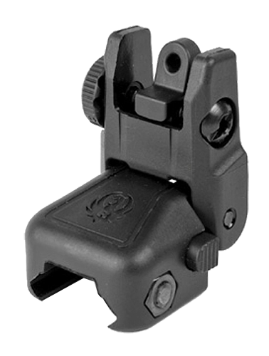 Ruger 90415 Rapid Deploy Rear Sight  Black Ruger SR-22/SR-556/SR-762