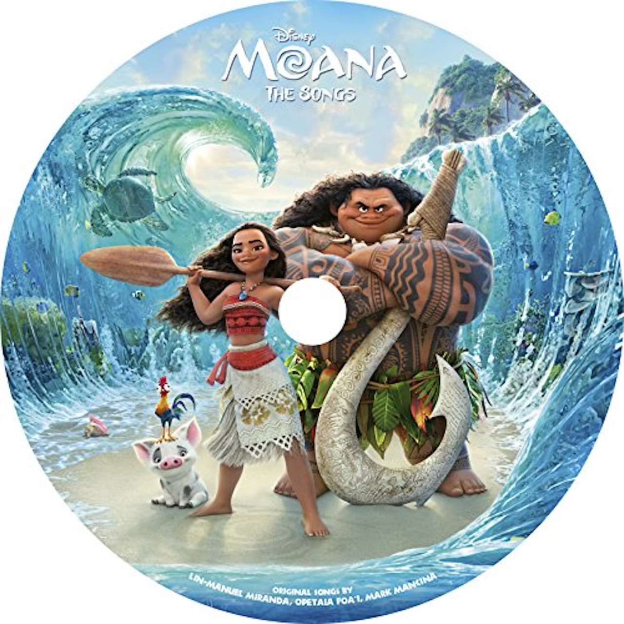 Original Motion Picture Soundtrack Moana The Songs Lp Picture Disc Clarity Records 