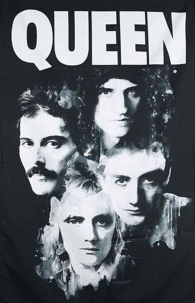 QUEEN - Faces TEXILE POSTER - Clarity Records