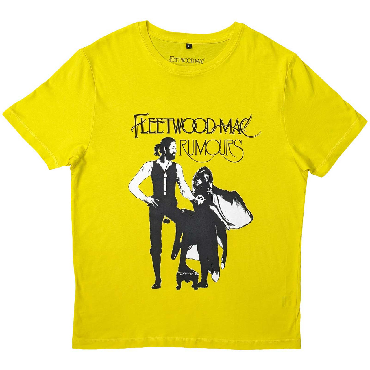 Fleetwood Mac 2003 イエローTシャツ FLEETWOOD MAC - Rumours Yellow T-SHIRT - Clarity Records
