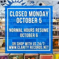 Closed Monday October 5