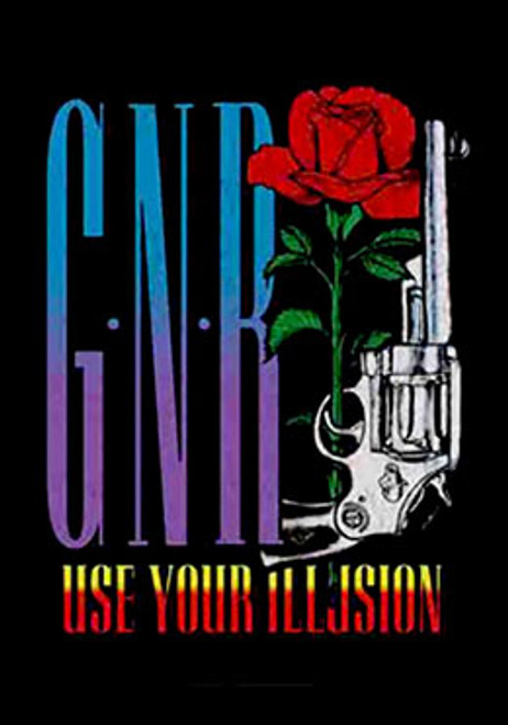 GUNS N ROSES - Gun FLAG FABRIC POSTER