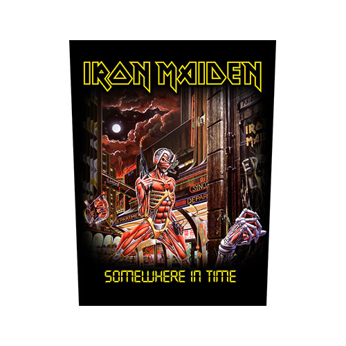 IRON MAIDEN - Somewhere In Time BACK PATCH