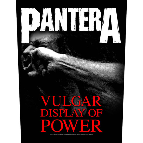 PANTERA - Vulgar Display Of Power BACK PATCH