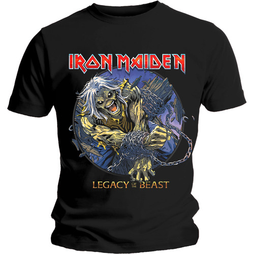 IRON MAIDEN - Legacy Of The Beast Chained Eddie T-SHIRT