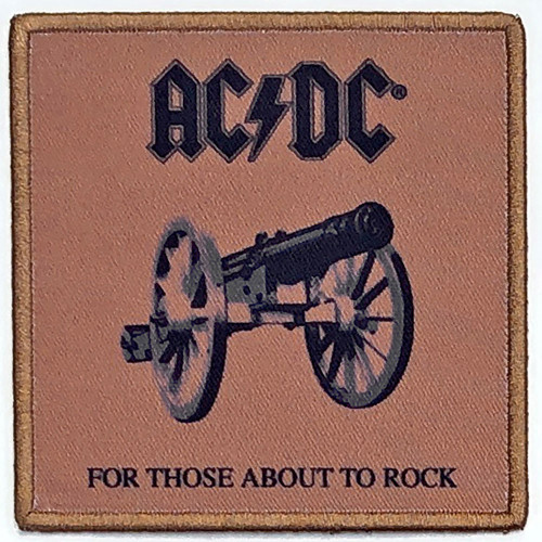 AC/DC - Brown For Those About To Rock PATCH