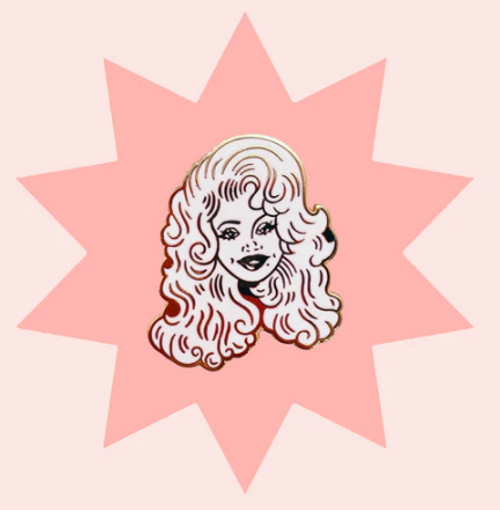 DOLLY PARTON ENAMEL PIN - GINGER TAYLOR