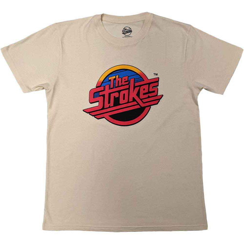 STROKES, THE - Red Logo Cream T-SHIRT