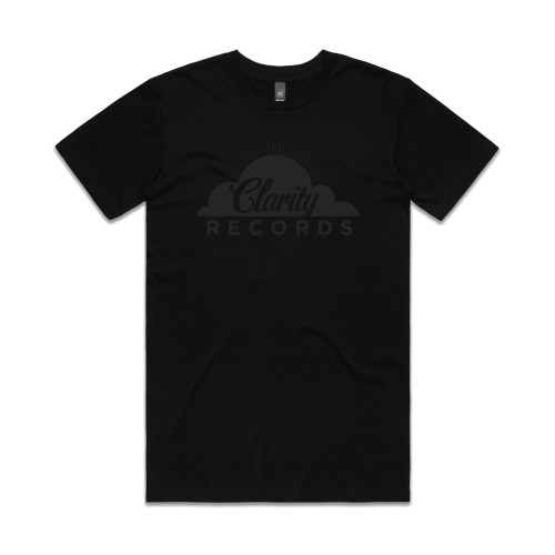 CLARITY RECORDS - Black On Black T-SHIRT