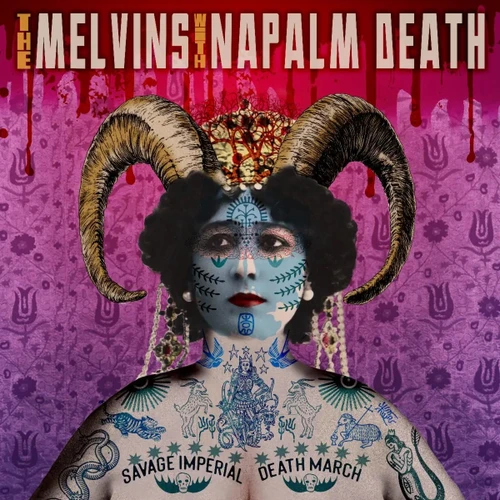 MELVINS WITH NAPALM DEATH - Savage Imperial Death March LP