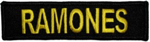 RAMONES - Yellow logo PATCH