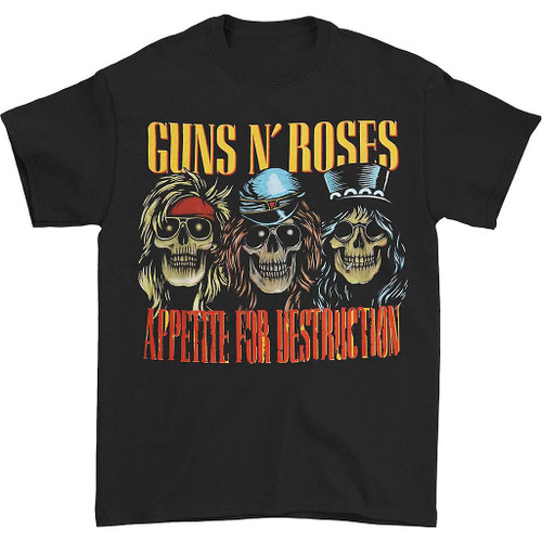 GUNS N ROSES - AFD Skulls T-SHIRT