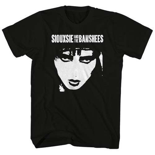 SIOUXSIE AND THE BANSHEES - B/W Face T-SHIRT