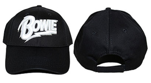 DAVID BOWIE - White Flash Logo HAT