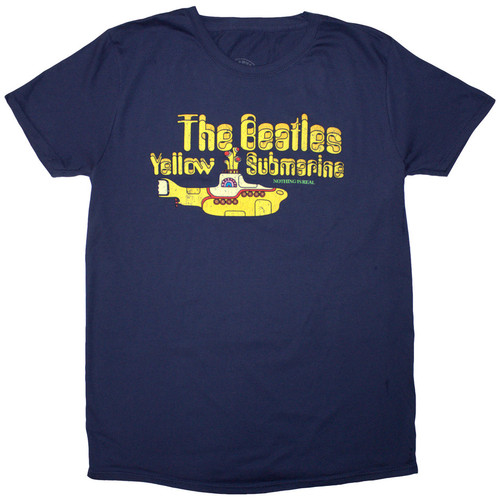 BEATLES, THE - Yellow Submarine Navy T-SHIRT