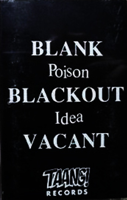 POISON IDEA - Blank Blackout Vacant CASSETTE