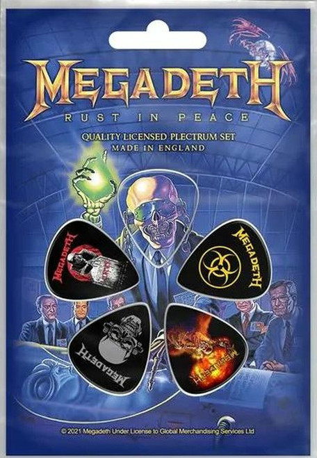 MEGADETH - Rust In Peace GUITAR PICKS