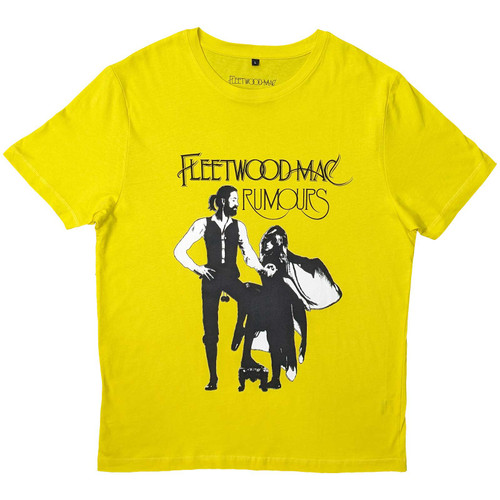 FLEETWOOD MAC - Rumours Yellow T-SHIRT - Clarity Records