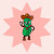 HOWDY PICKLE ENAMLE PIN - GINGER TAYLOR