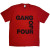 GANG OF FOUR - Red T-SHIRT
