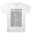 JOY DIVISION - Unknown Pleasures White T-SHIRT