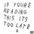 DRAKE - If You're Reading This It's Too Late 2LP