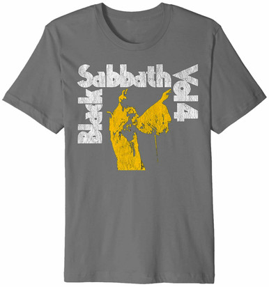 BLACK SABBATH - Vol T-SHIRT Records Clarity - 4 DISTRESSED