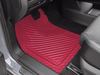 Crimson Red Cut-to-Fit 4-Piece Floor Mat Set Front Driver Installed