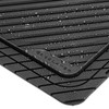 Edge view of the BaseLayer Eco Cut-to-Fit 4-Piece Floor Mat Set that shows how it holds rain and other liquids off of your floor.