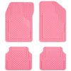 Pink Eco  Cut-to-Fit 4-Piece Floor Mat Set
