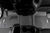BaseLayer custom-fit front row floor liners for the 2020+ Chevy Silverado HD Crew Cab with gray logo