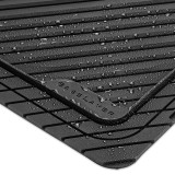 Edge view of the BaseLayer Cut-to-Fit 4-Piece Floor Mat Set that shows how it holds rain and other liquids off of your floor.