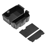 Vehicle OCD Organizers by BaseLayer Jeep Wrangler JL/JLU and Gladiator JT Truck - Center Console Tray - black liners outside the tray