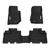 Gray Logo three-piece set Wrangler JK BaseLayer all-weather floor liners