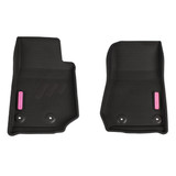 Red Logo Front two-piece set Wrangler JK BaseLayer all-weather floor liners
