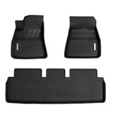 BaseLayer Tesla Model 3 Custom-Fit Floor Liners with Gray Logo