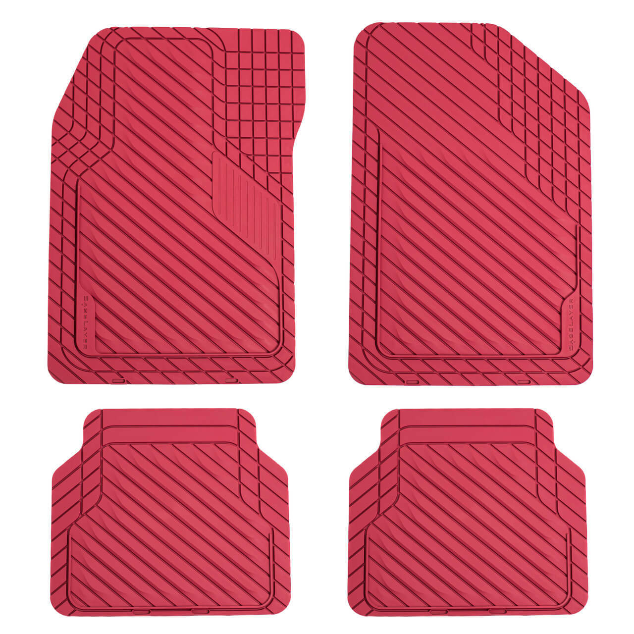 red universal floor mats