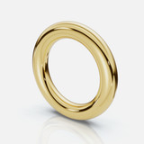 Discover the sleek profile and luxurious finish of our Chunky Gold Stack Band, a symbol of enduring love and commitment