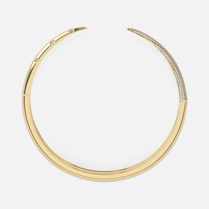 Elevate your look with this eternally-chic 14k gold cuff bracelet, featuring .49ct of diamonds for a touch of timeless glamour worn alone or stacked.